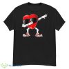 Dabbing Heart Valentine Funny Valentines Day Girls Kids Boys Shirt - G500 Men’s Classic T-Shirt