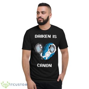Daiken Is Canon White Text Digimon shirt - Short Sleeve T-Shirt