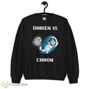 Daiken Is Canon White Text Digimon shirt 8 Daiken Is Canon White Text Digimon shirt - Unisex Crewneck Sweatshirt