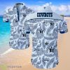 Dallas Cowboys Football White Shirt Hawaiian Summer Beach Shirt Full Print Product Photo 1