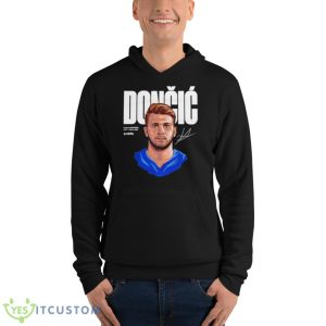 Dallas Mavericks Luka Doncic Game Face Gray NBA Shirt - Unisex Fleece Pullover Hoodie