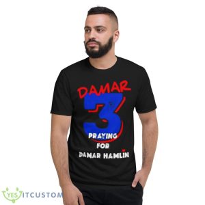 Damar 3 Praying for Damar Hamlin Shirt 7 Damar 3 Praying for Damar Hamlin Shirt - Short Sleeve T-Shirt