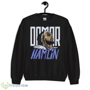 Damar Hamlin Buffalo Player Portrait Football Shirt - Unisex Crewneck Sweatshirt