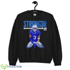 Damar Hamlin Buffalo Stronger Football Shirt 8 Damar Hamlin Buffalo Stronger Football Shirt - Unisex Crewneck Sweatshirt