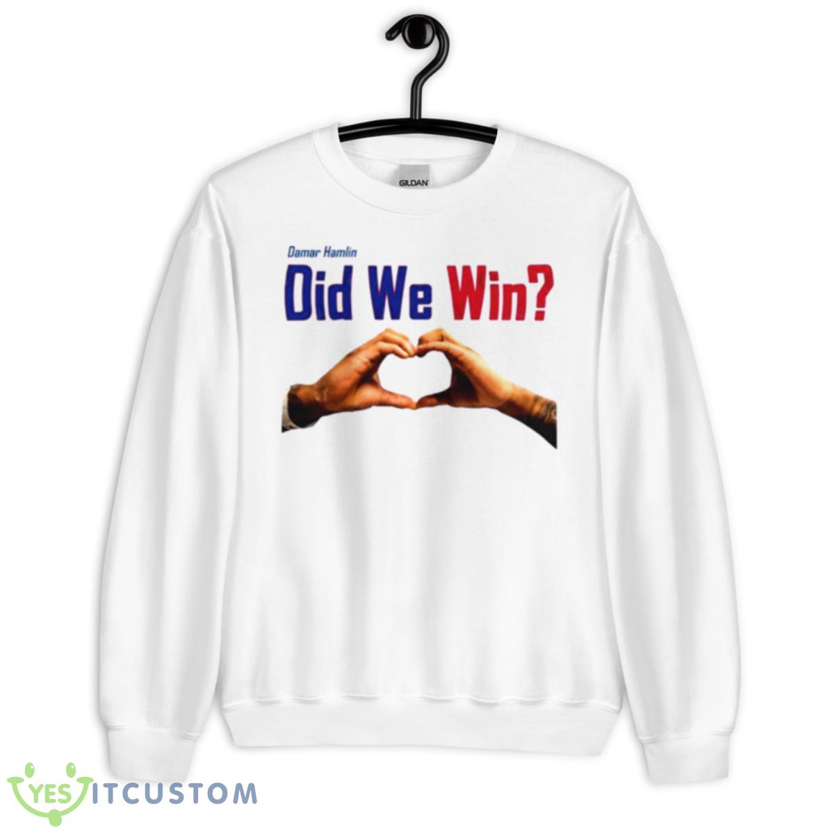 Damar Hamlin Did we Win Love For Damar Shirt 2 Damar Hamlin Did we Win Love For Damar Shirt - Unisex Heavy Blend Crewneck Sweatshirt