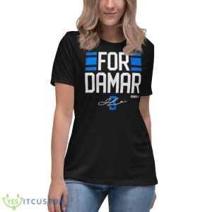 Damar Hamlin For Damar Signature Shirt - Women's Relaxed Short Sleeve Jersey Tee
