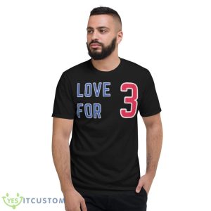 Damar Hamlin Love For 3 Official Shirt - Short Sleeve T-Shirt