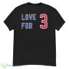 Damar Hamlin Love For 3 Official Shirt - G500 Men’s Classic T-Shirt