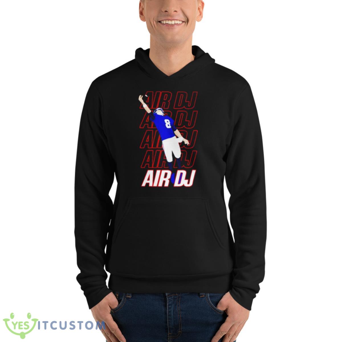 Daniel Jones air DJ shirt 4 Daniel Jones air DJ shirt - Unisex Fleece Pullover Hoodie