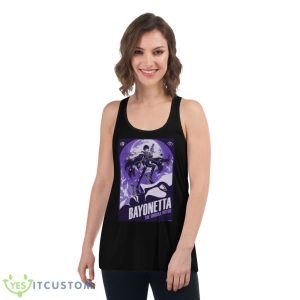 Dark Witch Bayonetta Game shirt - Women's Flowy Racerback Tank