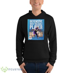 Defensive most valuable player Bralen Trice shirt - Unisex Fleece Pullover Hoodie