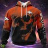 Denver Broncos Custom Name & Number Skull Hoodies Full Over Print Product Photo 1