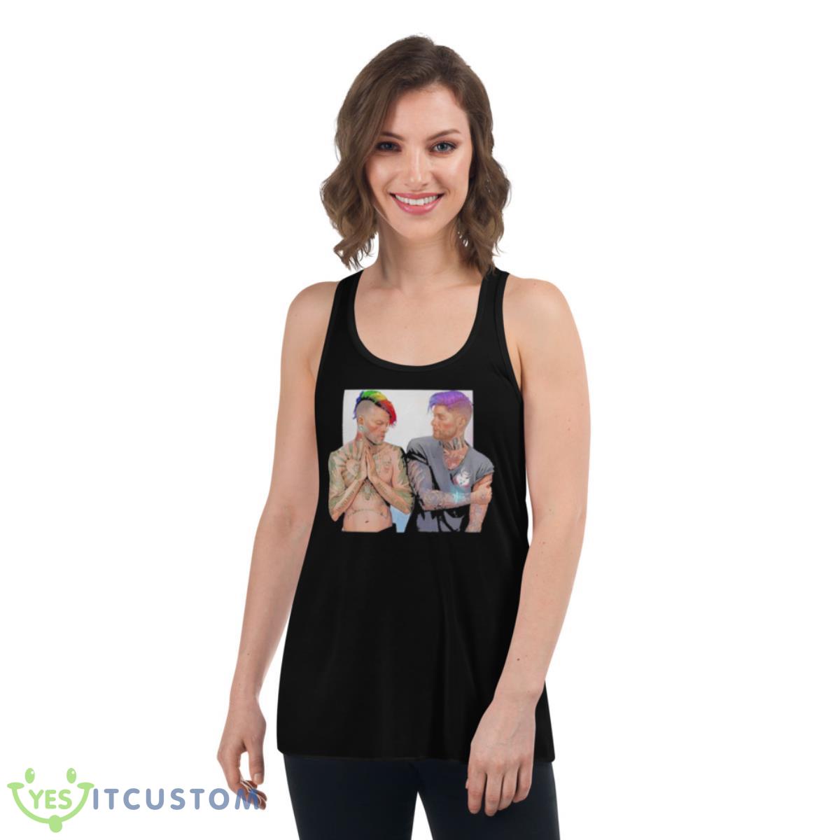 Destiel rock duo shirt 5 Destiel rock duo shirt - Women's Flowy Racerback Tank