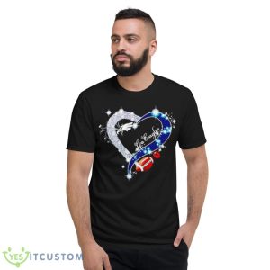 Diamond heart go Eagles shirt - Short Sleeve T-Shirt