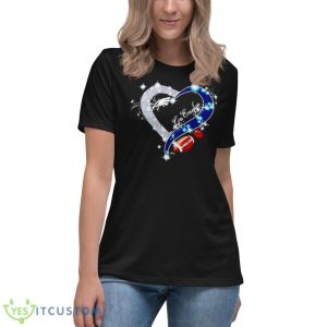 Diamond heart go Eagles shirt 11 Diamond heart go Eagles shirt - Women's Relaxed Short Sleeve Jersey Tee