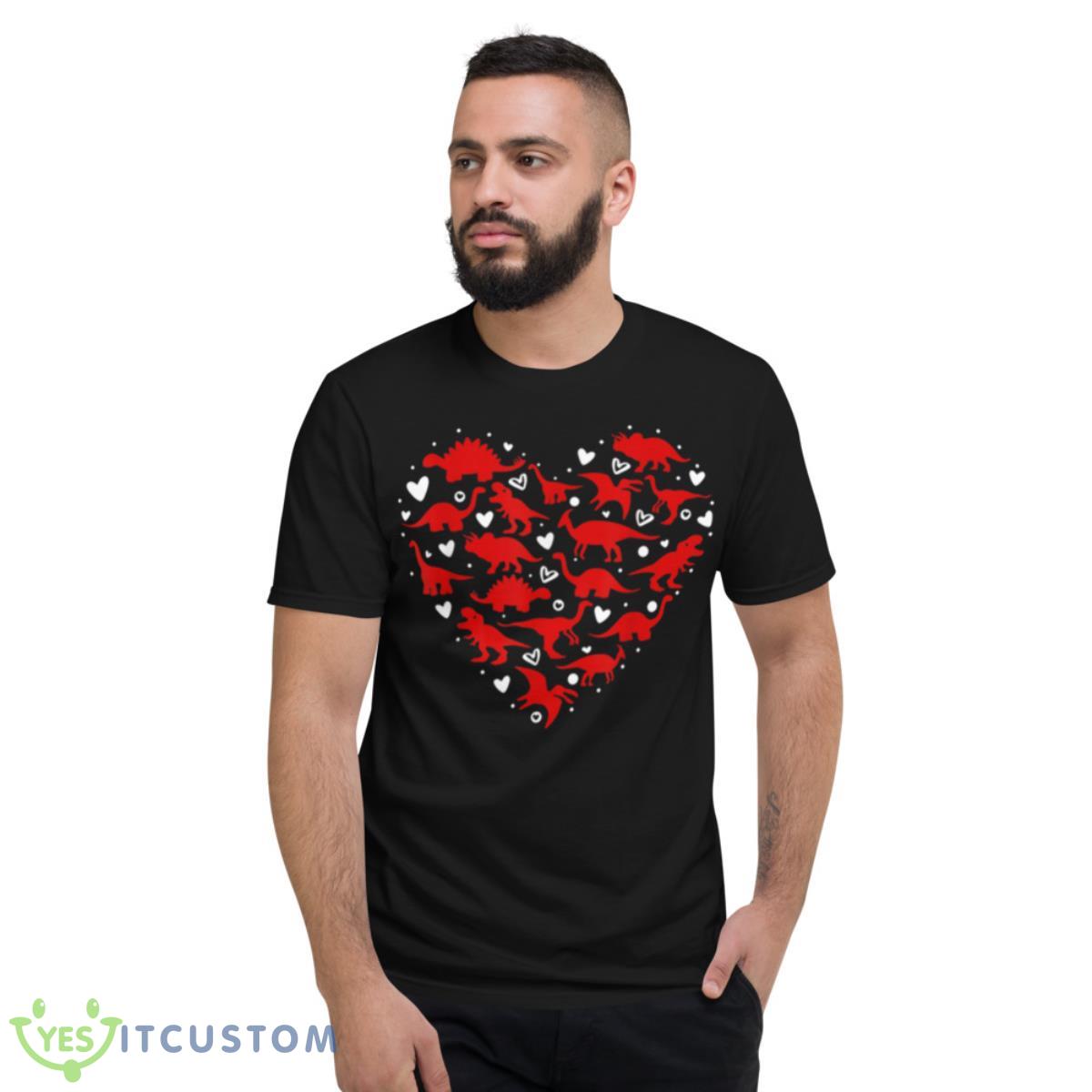 Dinosaur Love Heart Cute Valentines Day Shirt 2 Dinosaur Love Heart Cute Valentines Day Shirt - Short Sleeve T-Shirt