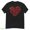 Dinosaur Love Heart Cute Valentines Day Shirt - G500 Men’s Classic T-Shirt