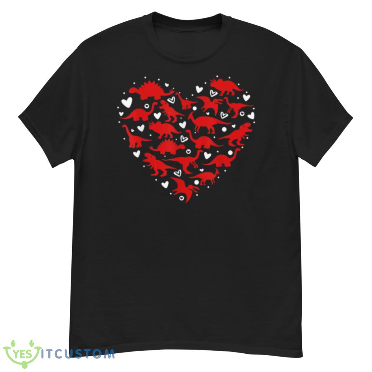 Dinosaur Love Heart Cute Valentines Day Shirt 12 Dinosaur Love Heart Cute Valentines Day Shirt - G500 Men’s Classic T-Shirt