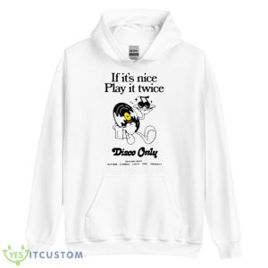 Disco Only ‘Play It Twice Shirt - Unisex Heavy Blend Hooded Sweatshirt