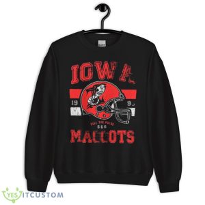 Distressed Logo Football Iowa Maggots Shirt - Unisex Crewneck Sweatshirt
