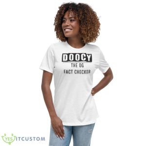Doocy The Og Fact Checker Shirt - Women's Relaxed Short Sleeve Jersey Tee