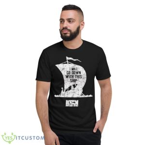 Down with the ship kfan sports radio 2023 shirt - Short Sleeve T-Shirt