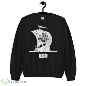 Down with the ship kfan sports radio 2023 shirt - Unisex Crewneck Sweatshirt