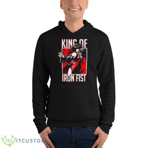 Eliza Red Horns King Of Iron FisShirt - Unisex Fleece Pullover Hoodie