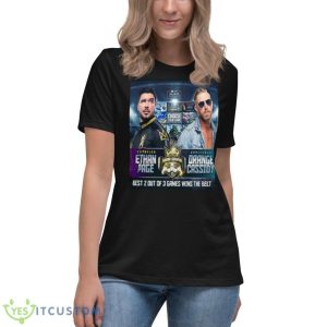 Ethan page vs orange cassidy in aew games all elite arcade championship match shirt - Women's Relaxed Short Sleeve Jersey Tee