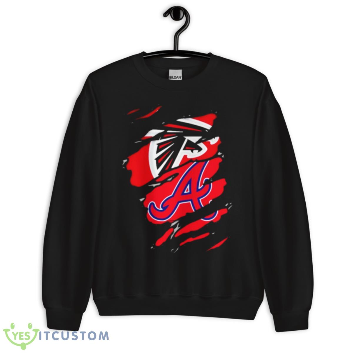 Falcons braves shirt 3 Falcons braves shirt - Unisex Crewneck Sweatshirt