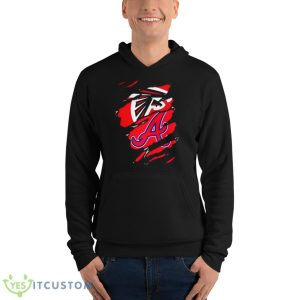 Falcons braves shirt 9 Falcons braves shirt - Unisex Fleece Pullover Hoodie