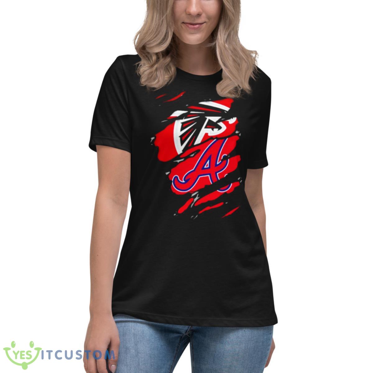 Falcons braves shirt 6 Falcons braves shirt - Women's Relaxed Short Sleeve Jersey Tee