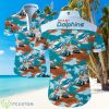 Football NFL Miami Dolphins Logo Hawaiian Summer Beach Shirt Full Print Product Photo 1