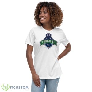 Four Hours Of Hell Philadelphia Shirt 9 Four Hours Of Hell Philadelphia Shirt - Women's Relaxed Short Sleeve Jersey Tee