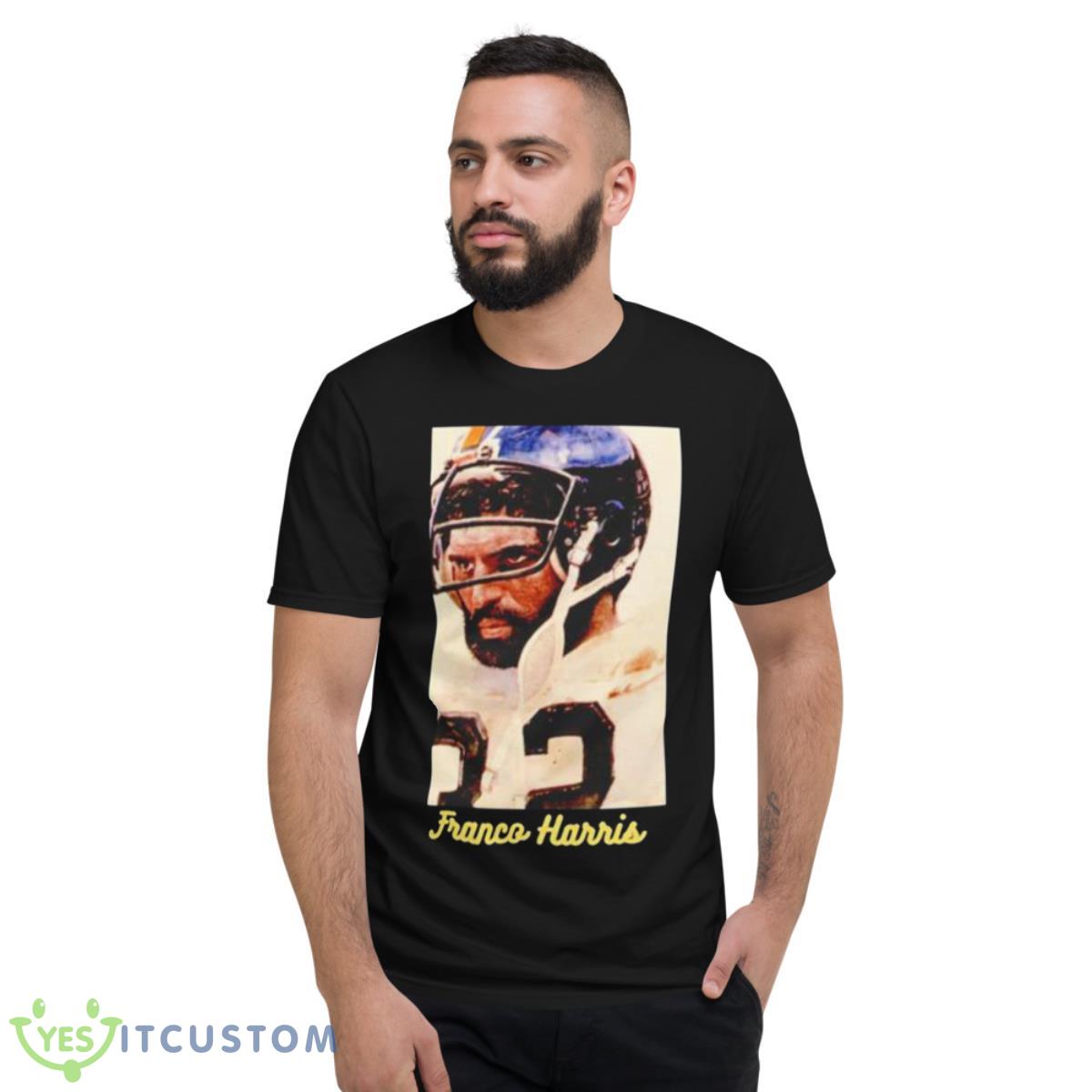 Franco Harris NFL memories shirt 2 Franco Harris NFL memories shirt - Short Sleeve T-Shirt