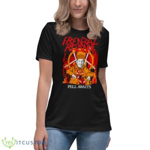 Frenzal Rhomb Pell Awaits Shirt 11 Frenzal Rhomb Pell Awaits Shirt - Women's Relaxed Short Sleeve Jersey Tee