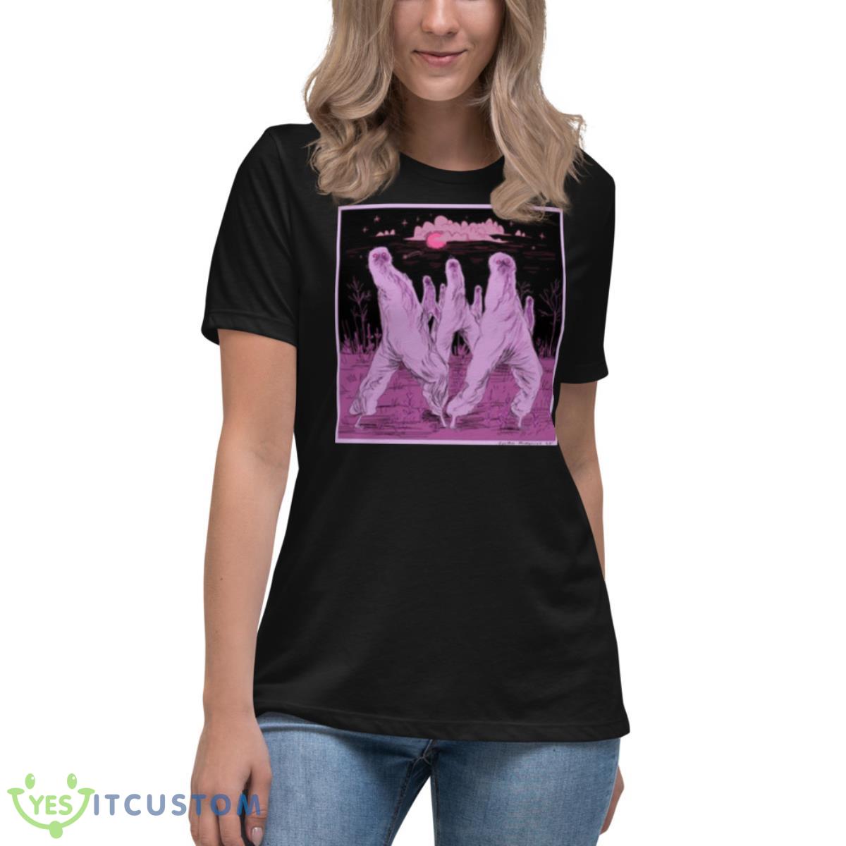 Fresno Nightcrawler Flock shirt 6 Fresno Nightcrawler Flock shirt - Women's Relaxed Short Sleeve Jersey Tee