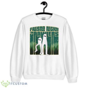 Fresno Nightcrawlers Retro Haunted Pants Cryptid Gift Shirt - Unisex Heavy Blend Crewneck Sweatshirt
