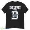 Funny She Loves The Dallas D Dallas Cowboys shirt - G500 Men’s Classic T-Shirt