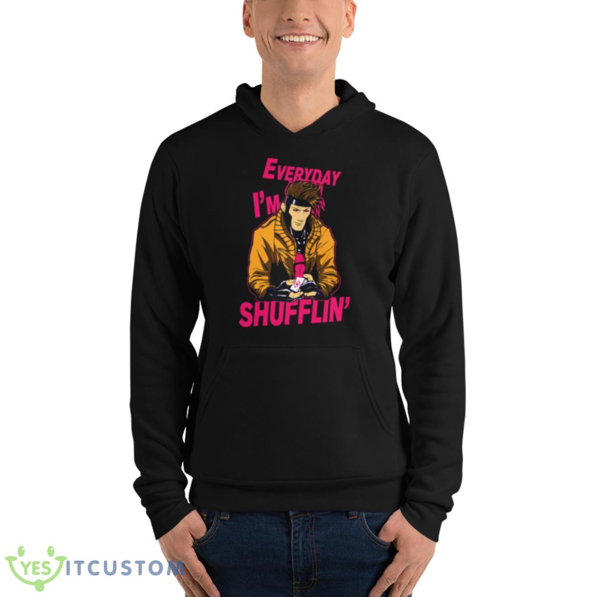Gambit Master Shuffler Designs Marvel shirt 4 Gambit Master Shuffler Designs Marvel shirt - Unisex Fleece Pullover Hoodie