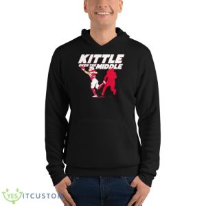 George Kittle Over The Middle Shirt 9 George Kittle Over The Middle Shirt - Unisex Fleece Pullover Hoodie
