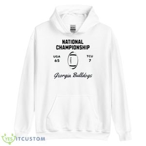 Georgia 65 Tcu 7 National Championship 2023 Classic Shirt 7 Georgia 65 Tcu 7 National Championship 2023 Classic Shirt - Unisex Heavy Blend Hooded Sweatshirt