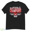 Georgia Bulldogs Back To Back College Football Playoff National Champions Schedule shirt - G500 Men’s Classic T-Shirt