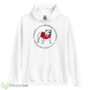 Georgia Football National Champions Circle 2022 Shirt - Unisex Heavy Blend Hooded Sweatshirt