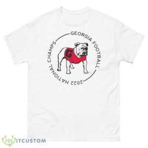 Georgia Football National Champions Circle 2022 Shirt - 500 Men’s Classic Tee Gildan