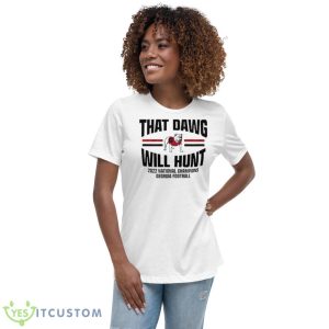 Georgia Football That Dawg Will Hunt Shirt - Women's Relaxed Short Sleeve Jersey Tee