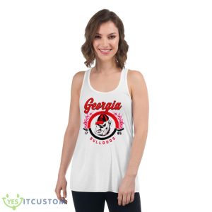 GEORGIA VINTAGE MASCOT FOOTBALL SWEATSHIRT - Women's Flowy Racerback Tank