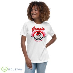 GEORGIA VINTAGE MASCOT FOOTBALL SWEATSHIRT - Women's Relaxed Short Sleeve Jersey Tee