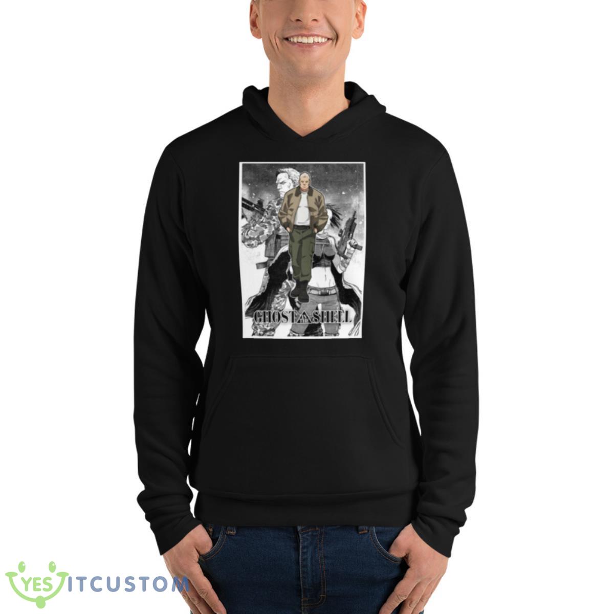 Ghost In A Shell Batou Graphic Ghost In The Shell shirt 4 Ghost In A Shell Batou Graphic Ghost In The Shell shirt - Unisex Fleece Pullover Hoodie