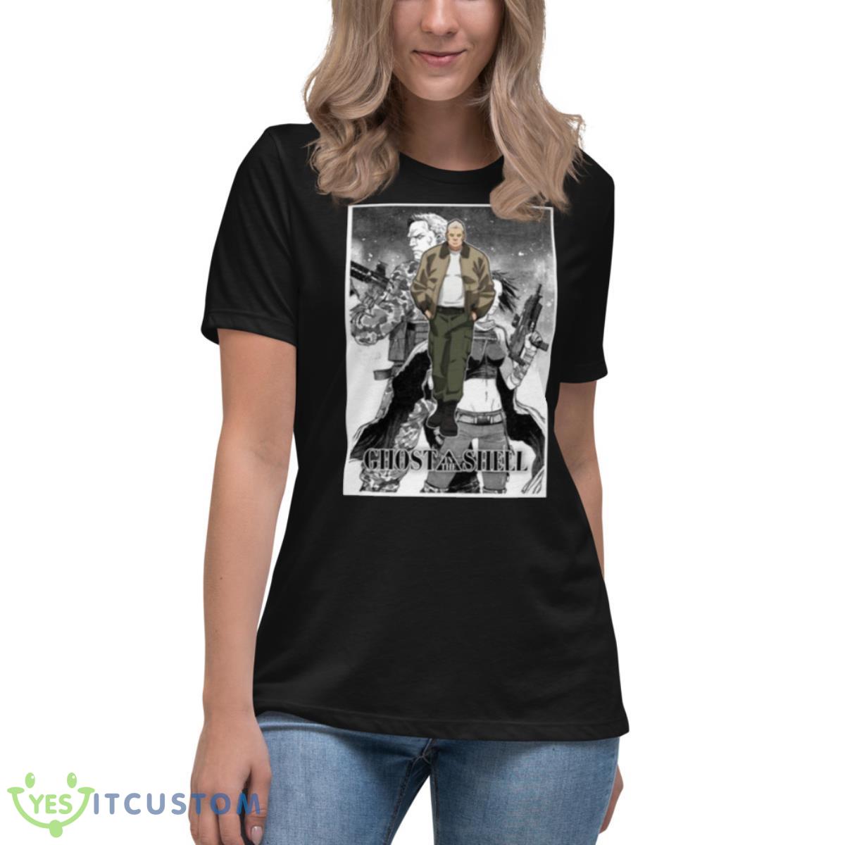 Ghost In A Shell Batou Graphic Ghost In The Shell shirt 6 Ghost In A Shell Batou Graphic Ghost In The Shell shirt - Women's Relaxed Short Sleeve Jersey Tee